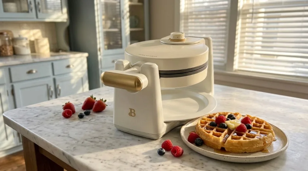 Das perfekte Wochenend-Frühstück: 180° Drehbares Belgisches Waffeleisen & Ästhetisches Back-Setup