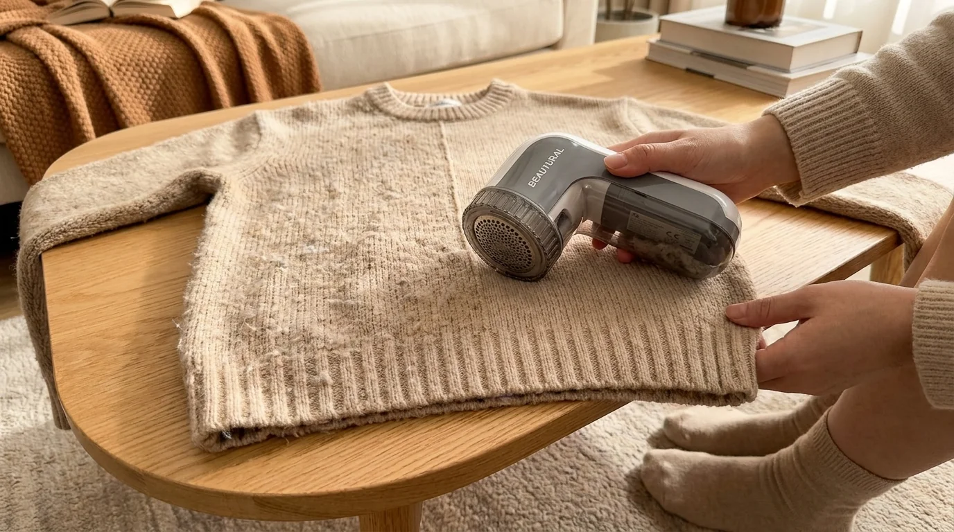 Philips Fusselrasierer GC026 00 fur Kleidung Strickpullover und Wolle